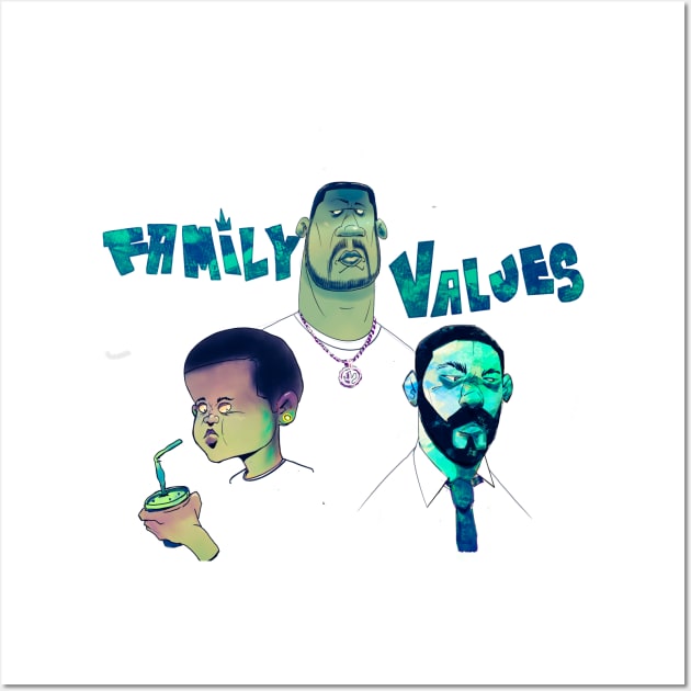 Family values Wall Art by Ninjanese_art